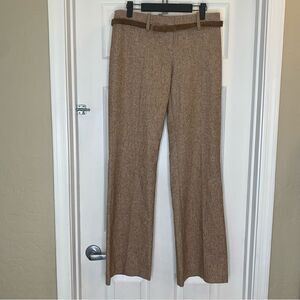 Bebe Antique Gold Color Low Rise Trouser Size 6
